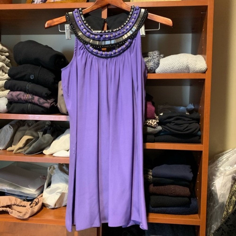 Thurley Purple Embellished Top